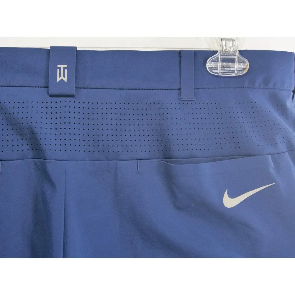 VTG Nike Tiger Woods TW Adaptive Fit Golf Pants Men's 36x32 Navy Blue 585784-410